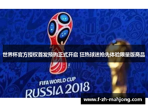 世界杯官方授权首发预购正式开启 狂热球迷抢先体验限量版商品